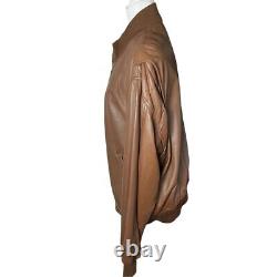 Polo Ralph Lauren Vintage Genuine Leather Jacket Brown Medium