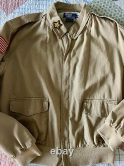 Polo Ralph Lauren Vintage Men Flight Jacket XL