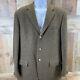 Polo Ralph Lauren Vintage Mens Jacket Cashmere Plaid 44 L Made In Italy