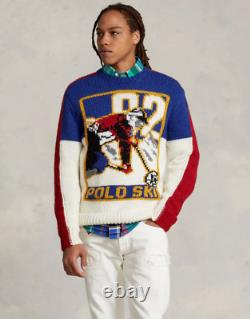 Polo Ralph Lauren Vintage POLO Ski Wool Blend Sweater Men's Sz S Retail $398