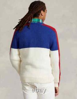Polo Ralph Lauren Vintage POLO Ski Wool Blend Sweater Men's Sz S Retail $398
