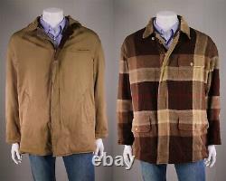 Polo Ralph Lauren Vintage Reversible Wool-Alpaca-Cotton Barn Coat Jacket L