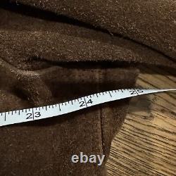 Polo Ralph Lauren Vintage Suede Trucker Jacket Boxy Cropped Fit Size XL Brown