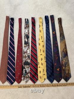 Polo Ralph Lauren Vintage Tie Lot, Silk, Wool, Preppy Americana / Ivy Style