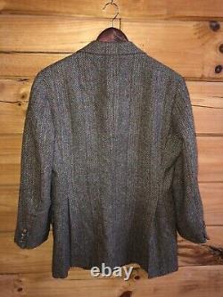 Polo Ralph Lauren Vintage USA Wool Tweed Jacket Mens Sz 40 RARE