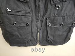 Polo Ralph Lauren Vntg multipocket Blk vest Men size L fishing Hunting Outdoors
