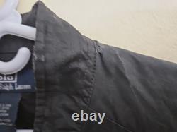 Polo Ralph Lauren Vntg multipocket Blk vest Men size L fishing Hunting Outdoors