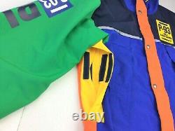 Polo Ralph Lauren Vtg Retro P 93 RLPC67 Colorblocked Hoodie Jacket Hi Tech CP 93