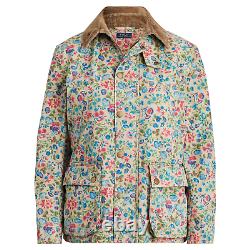Polo Ralph Lauren Womens Floral Button Vintage Canvas Barn Jacket Coat NWT S M L