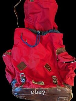 Polo Ralph Lauren Yosemite Nylon Utility Backpack Men's vintage Leather