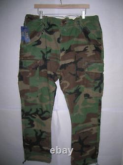 Polo Ralph Lauren military camo cargo pants vintage army BDU fatigues, MSRP $138