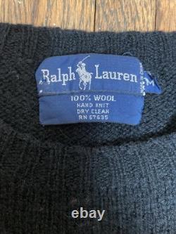 Polo Ralph Lauren vintage equestrian sweater 80s