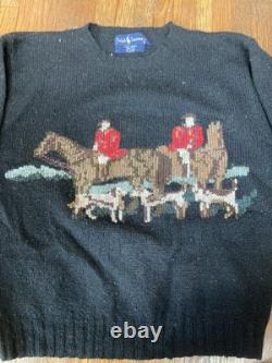 Polo Ralph Lauren vintage equestrian sweater 80s
