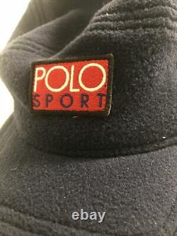 Polo Sport Ralph Lauren Flag Mesh Cap Usa Wing 1992 Nwt Beat Vtg Vintage Navy