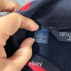 Polo Sport Ralph Lauren Vintage Varsity Jacket Men's Size Large USA Emblem