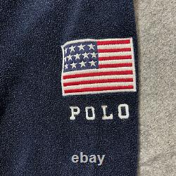 Polo Sport Ralph Lauren Vintage Varsity Jacket Men's Size Large USA Emblem