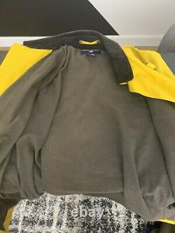 Polo Sport Ralph Lauren XL Yellow Fireman Jacket Coat RRL VTG XXL Rugby Sailing