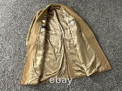 Polo University Club Ralph Lauren Trench Coat Men Camel Double Breasted Vintage