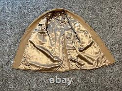 Polo University Club Ralph Lauren Trench Coat Men Camel Double Breasted Vintage