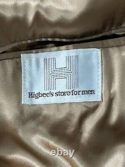 Polo University Club Ralph Lauren Trench Coat Men Camel Double Breasted Vintage