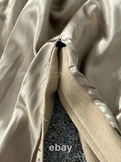 Polo University Club Ralph Lauren Trench Coat Men Camel Double Breasted Vintage