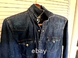 Polo Western Ralph Lauren Denim Vintage Snap Button Down RRL Large. 2 for sale