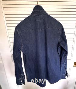 Polo Western Ralph Lauren Denim Vintage Snap Button Down RRL Large. 2 for sale