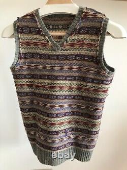 Polo by Ralph Lauren (Vintage) Fairisle Sleeveless Knit Vest Size M (34 p2p)