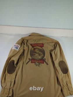 RARE Polo Ralph Lauren River Guide Sportsman Dungaree Workshirt Med VINTAGE