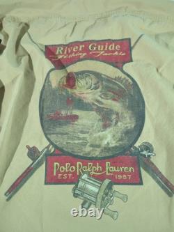 RARE Polo Ralph Lauren River Guide Sportsman Dungaree Workshirt Med VINTAGE