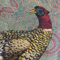 RARE Polo Ralph Lauren Silk Skirt Size 8 Pheasant Hunting Paisley Midi Vintage