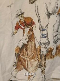 RARE Vintage 90's Polo Ralph Lauren The 5 Horsemen T-shirt NWT Size M