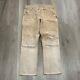 Rare Vintage Polo Ralph Lauren Double Knee Workwear Pants 36x30 Sun Faded