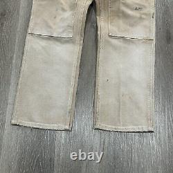 RARE Vintage Polo Ralph Lauren Double Knee Workwear Pants 36x30 Sun Faded