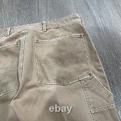 RARE Vintage Polo Ralph Lauren Double Knee Workwear Pants 36x30 Sun Faded