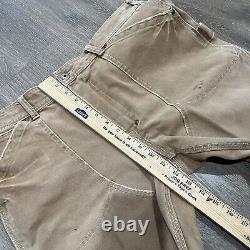 RARE Vintage Polo Ralph Lauren Double Knee Workwear Pants 36x30 Sun Faded