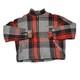 Rare Vintage Polo Ralph Lauren Mens Coat Size Xl Red Plaid Button Up Wool Blend