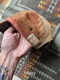 RARE Vintage Polo Ralph Lauren Southwestern Blanket Beacon Cap 2000s Atrium NYC
