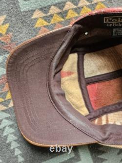 RARE Vintage Polo Ralph Lauren Southwestern Blanket Beacon Cap 2000s Atrium NYC