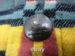 RRL Polo Ralph Lauren Vintage Long Shirt Check Size L