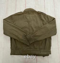 Ralph Lauren Denim & Supply Military Army Combat Green Polo RRL Vintage Jacket L