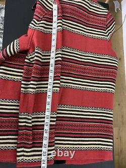 Ralph Lauren Jacket VTG Hunting Chore Polo Country Indian Serape RRL Aztec Red