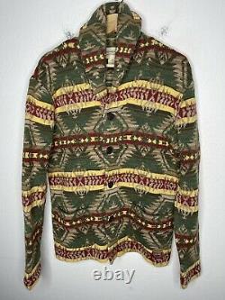 Ralph Lauren Medium Sweater Cardigan Southwestern VtG RRL Polo Navajo Desert