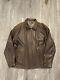 Ralph Lauren Polo Men's 100% Genuine Leather Lined Jacket Brown Size Xl Vintage