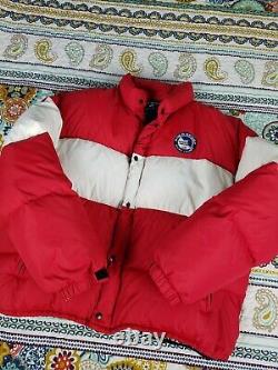 Ralph Lauren Polo Sport Arctic Challenge Down Puffer Jacket Sz XL Vintage 90s