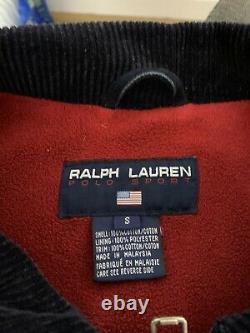 Ralph Lauren Polo Sport Small Jacket Goshen Navy Blue RRL Fireman Coat Rugby vTG