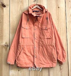 Ralph Lauren Polo Sport Vintage Orange Jacket Men's Sz XL