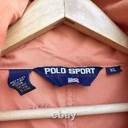 Ralph Lauren Polo Sport Vintage Orange Jacket Men's Sz XL