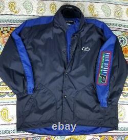 Ralph Lauren Polo Sport Vintage Pepsi stadium Windbreaker Jacket L Spell Out 90s