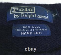 Ralph Lauren Polo Sweater Tribute 911 Collection VTG Men XL. Never Worn, No Tags